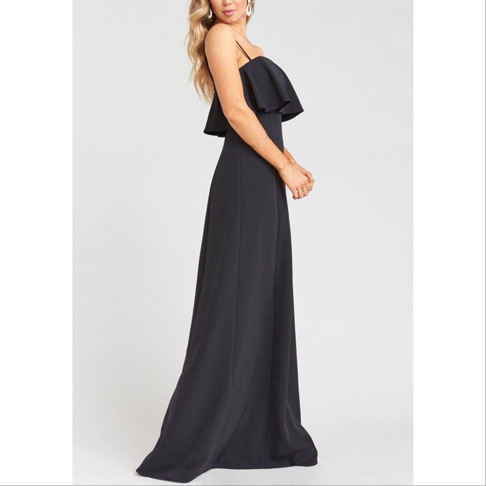 Show Me Your MuMu Monaco Ruffle Gown - Picture 3 of 10
